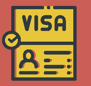 Icono que representa una visa.